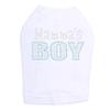 Mama's Boy Dog Shirt L White view 1