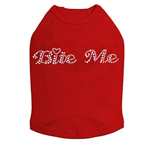 Bite Me Dog Shirt S RED