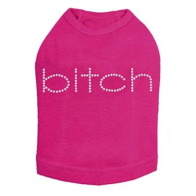 Bitch Dog Shirt 2XL Fuchsia