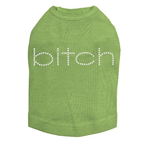 Bitch Dog Shirt 2XL Lime Green
