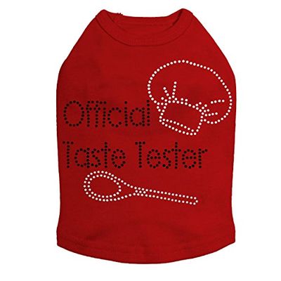 Official Taste Tester Dog Shirt 4XL RED