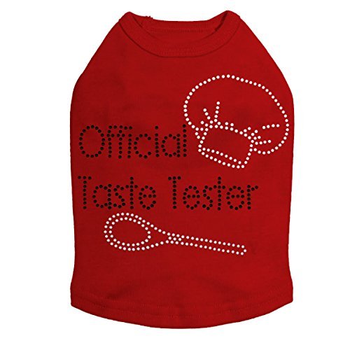 Official Taste Tester Dog Shirt 4XL RED