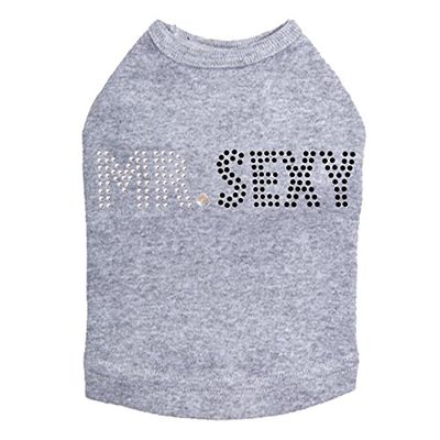Mr Sexy Dog Shirt 2XL Gray