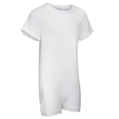 Kaycey Long Sleeve Popper Vest For People with Special Needs, Adaptive Bodysuit Romper, Snap Closure, AZO-free Soft Cotton