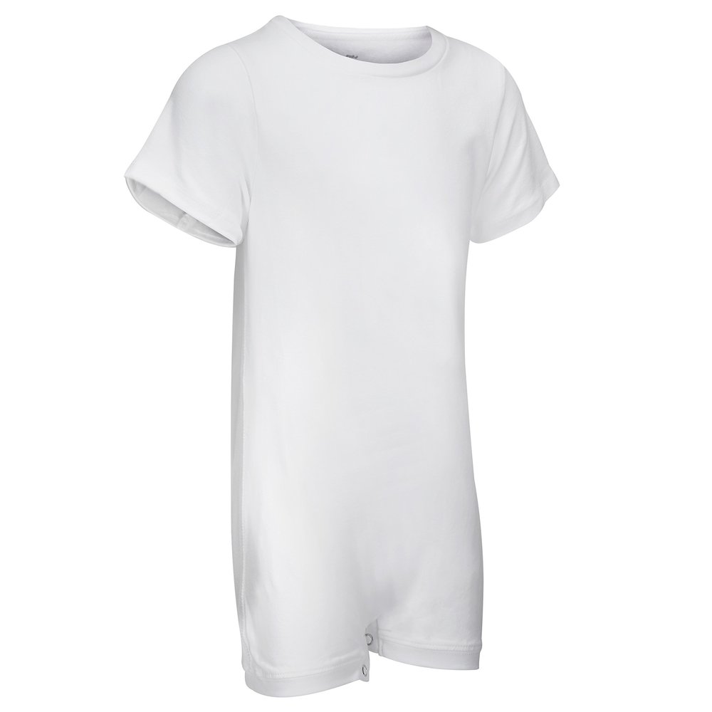 Kaycey Long Sleeve Popper Vest For People with Special Needs, Adaptive Bodysuit Romper, Snap Closure, AZO-free Soft Cotton