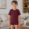 SpecialKids.Company Kids Adaptive Short Sleeve Bodysuit, Snap Crotch view 2