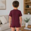 SpecialKids.Company Kids Adaptive Short Sleeve Bodysuit, Snap Crotch view 3
