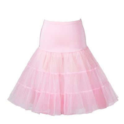 Boolavard TM 50's Petticoat Underskirt Retro Vintage Swing 1950's Rockabilly White, Black, Blue, Pink, Red Resealable Bag (Large/X-Large 16-22, Pink)