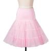 Boolavard TM 50's Petticoat Underskirt Retro Vintage Swing 1950's Rockabilly White, Black, Blue, Pink, Red Resealable Bag (Large/X-Large 16-22, Pink) view 2