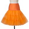 Boolavard TM 50's Petticoat Underskirt Retro Vintage Swing 1950's Rockabilly White, Black, Blue, Pink, Red Resealable Bag (Large/X-Large 16-22, Orange) view 2