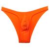 Cedir 6PCS/Lot Men's Solid Bikini Brief Pouch Swimwear Elastic Briefs Underwear Orange XL view 2