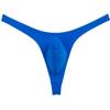 6PCS/Lot Men's Solid Thong Spandex Bikini T-Back Underwear Colors L view 2
