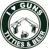 I Love Guns, Titties, & Beer Decal Sticker - Made in USA - The Original! view 1