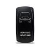 CH4x4 Rocker Switch Rear Led Light Bar Symbol - Amber LED view 1