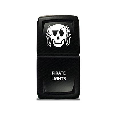 CH4x4 Rocker Switch V2 Pirate Lights Symbol 7 - Amber LED