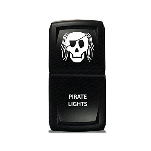 CH4x4 Rocker Switch V2 Pirate Lights Symbol 7 - Amber LED
