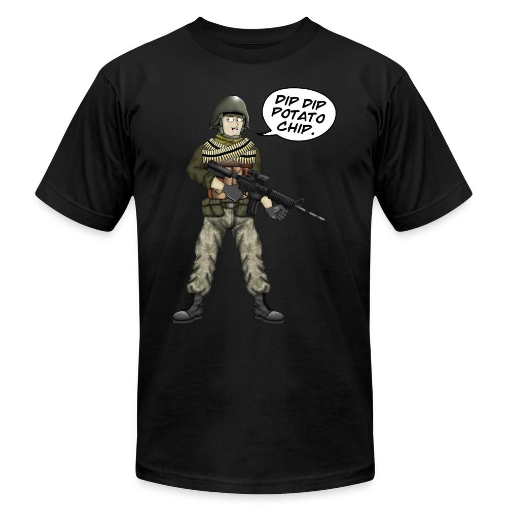 Spreadshirt Battlefield Friends Noob Men's Jersey T-Shirt, 3XL, Black