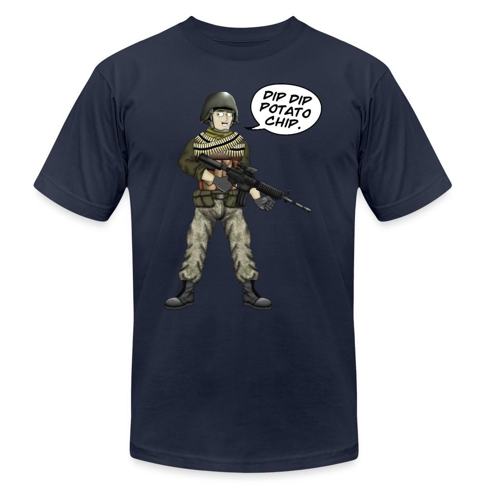 Spreadshirt Battlefield Friends Noob Men's Jersey T-Shirt, S, Navy