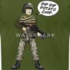 Spreadshirt Battlefield Friends Noob Men's Jersey T-Shirt, 2XL, Olive view 2