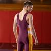 Matman 8564 Eclipse Wrestling Singlet Maroon/Gold Xs view 3