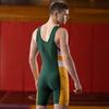 Matman 8564 Eclipse Wrestling Singlet, Dark Green/Gold, 3X-Large view 3