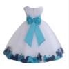 ekidsbridal Wedding Pageant Mixed Petals White Flower Girl Dress Toddler Junior Bridesmaid 302t 2 view 1