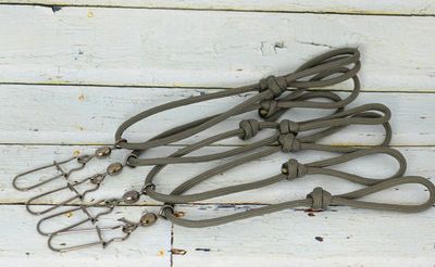 Hauler Add-on Call Twin Loops - Duck Goose Call Lanyard Add-on - Foliage Green - Made in USA -4/pack