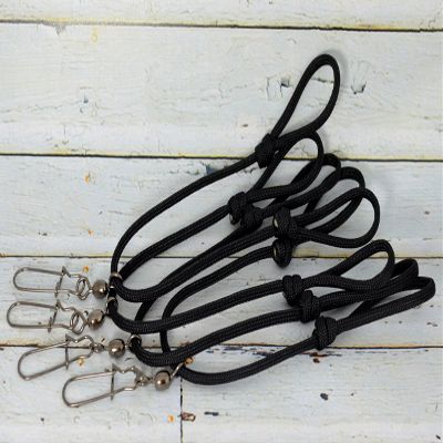 Hauler Add-on Call Twin Loops - Duck Goose Call Lanyard Add-on - Black - Made in USA -4/pack