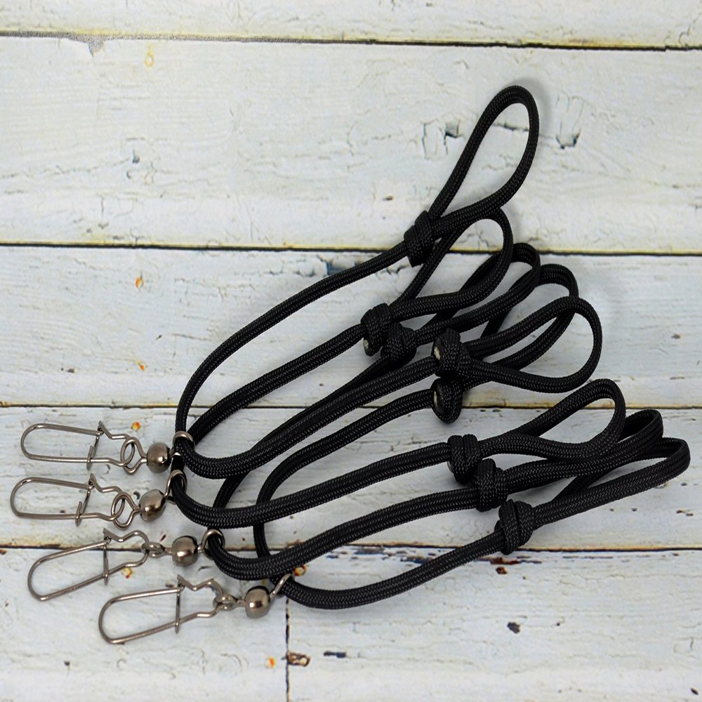 Hauler Add-on Call Twin Loops - Duck Goose Call Lanyard Add-on - Black - Made in USA -4/pack