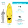 Lifetime Sit On Top Kayak, Volt 85, Yellow view 2