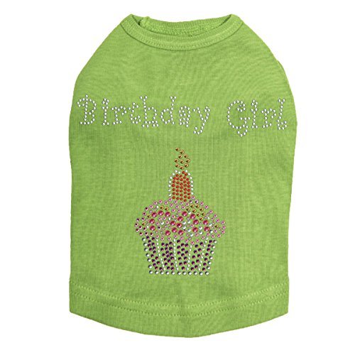 Birthday Girl Dog Shirt 3XL Lime Green
