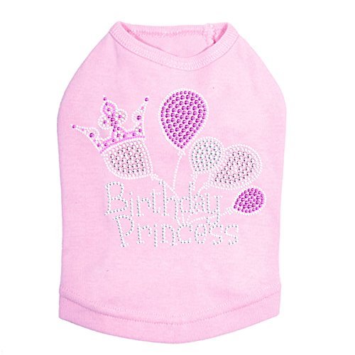 Birthday Princess Dog Shirt 3XL Pink