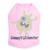 Mommy's Lil Monster Green - Dog Shirt, 2XL Pink view 1