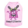 Mommy's Lil Monster Pink - Dog Shirt, XL Pink view 1