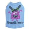 Mommy's Lil Monster Pink - Dog Shirt, 3XL Blue view 1