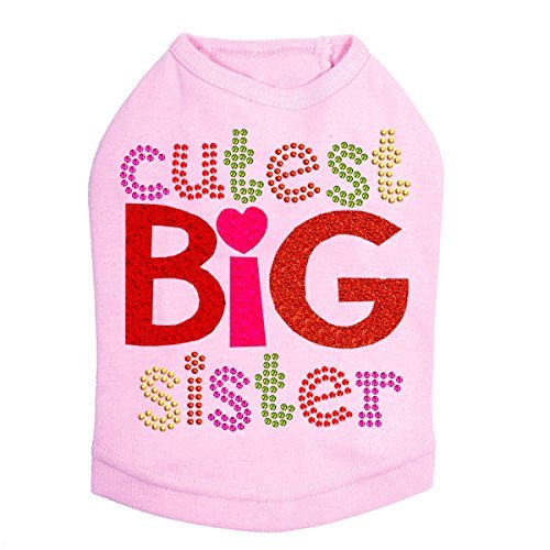 Cutest Big Sister Dog Shirt 4XL Pink
