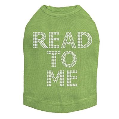 Read to Me (Therapy Dog) Dog Shirt 4XL LIME GREEN