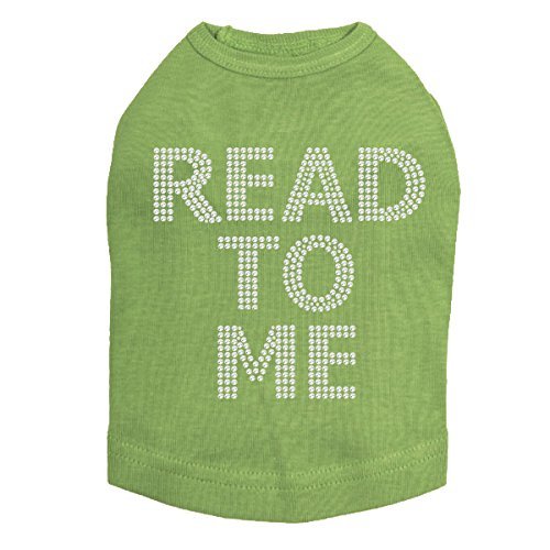 Read to Me (Therapy Dog) Dog Shirt 4XL LIME GREEN