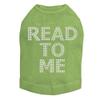 Read to Me (Therapy Dog) Dog Shirt 4XL LIME GREEN view 1