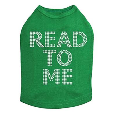 Read to Me (Therapy Dog) Dog Shirt 4XL Kelly Green