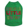 Cutest Little Sister Dog Shirt 3XL Kelly Green view 1