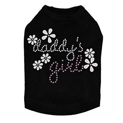 Daddy's Girl #3 Dog Shirt XL Black