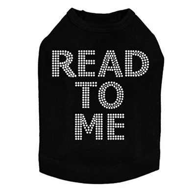 Read to Me (Therapy Dog) Dog Shirt S Black