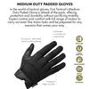 First Tactical Men's Medium Duty Padded Gloves, Black, X-Large view 2