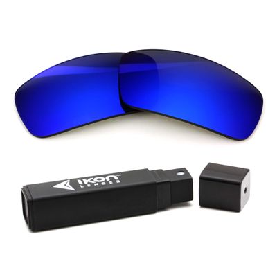 IKON LENSES Replacement Lenses For SPY Dirk Sunglasses - Polarized (Deep Blue Mirror)