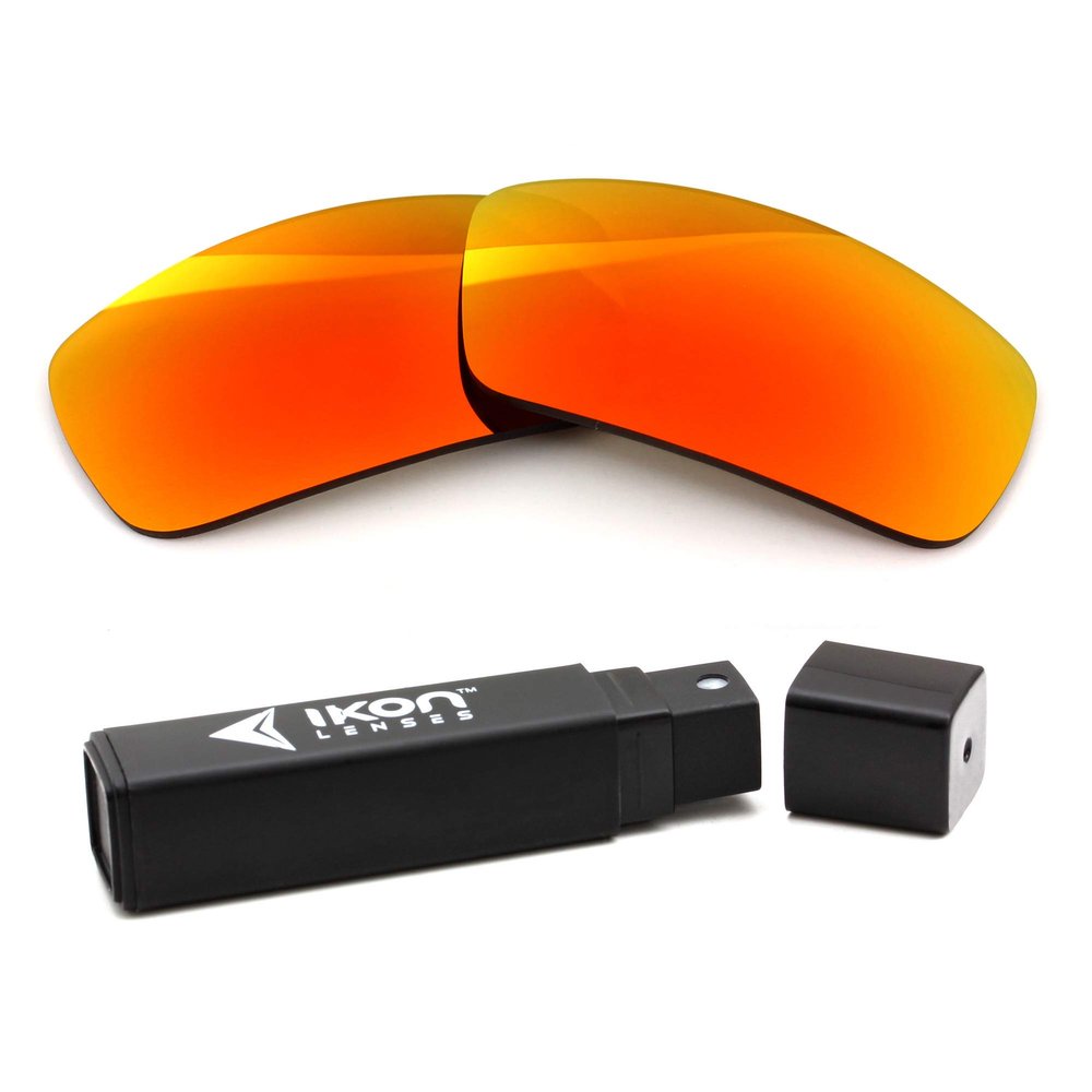 IKON LENSES Replacement Lenses For SPY Dirk Sunglasses - Polarized (Fire Orange Mirror)