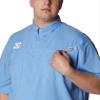 Columbia NCAA North Carolina Tar Heels Men's Tamiami Short Sleeve Shirt, Small, NC - White Cap view 3
