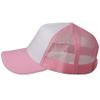 Cotton Trucker Cap-Light Pink White OSFM view 3