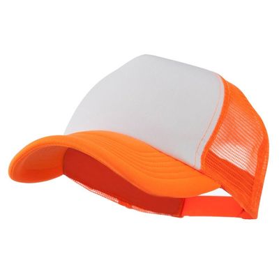 Cotton Trucker Cap-Neon Orange OSFM