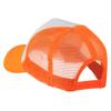 Cotton Trucker Cap-Neon Orange OSFM view 2